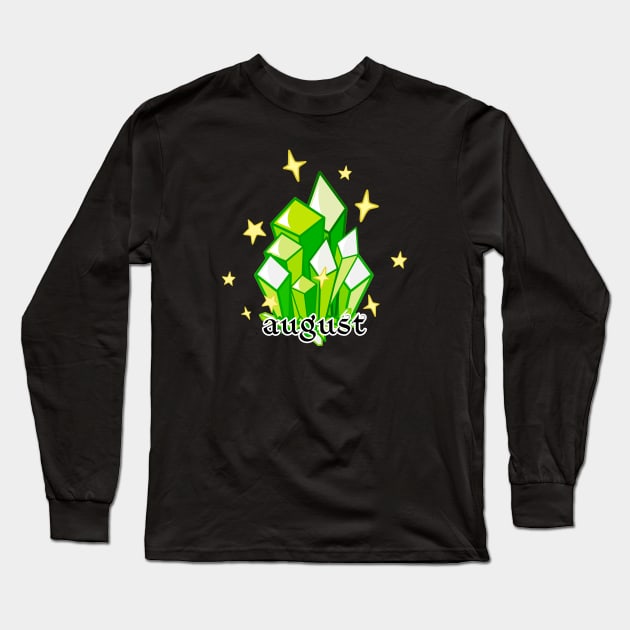 Peridot Long Sleeve T-Shirt by Kelly Louise Art